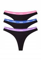 Puma String Thong Set 3 Pairs Women's Panties Cotton Panties M P132 pink