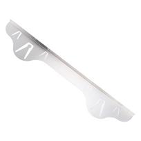 2 vnt. Viryklės tarpų uždengiklis 59,5x10cm Sidabrinis nerūdijančio plieno Viryklės ir stalviršio tarpų užpildas virtuvei white