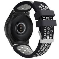 Originalus dirželis Samsung Gear S3 Frontier/Classic Galaxy watch 3 45mm 22mm Silikoninis dirželis Samsung Galaxy Watch 46mm dirželiui Galaxy watch 3 45mm black