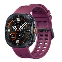 Sportinis silikoninis dirželis Samsung Galaxy Watch Ultra 2 2026 47mm Juosta Apyrankė Galaxy Watch Ultra 2025/2024 47mm Apyrankė Galaxy Ultra 47mm black