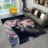 Kpop Felix S-Stray Kids Muzikos žvaigždės Kilimas Kilimas Žaidimų kambariui Miegamajam Svetainei Sofai Namų Dekoras, vaikiškas Plotinis Kilimas Neslystantis Grindų Kilimėlis 40cm x 60cm gray