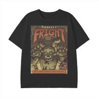 Vintage FNAF Fazbear's Fright Graphic T-Shirt - Five Nights at Freddy's Springtrap Horror Tee 150 black