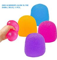 1 Gumdrop Squishy Stress Ball Fidget Toy Sensory Squish Variety Colors orange