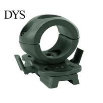 Outdoor Tactical Quick Release Flashlight Clamp Holder Mount for Fast Helmet armijos žalia spalva