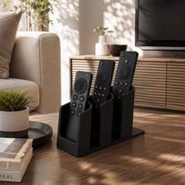 3-Slot Remote Control Organizer Home Desktop Storage Rack  For Convenient TV, AC, and Set-Top Box juoda
