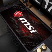 MSI Table Mat Mouse Pad Desk Mouse Pad Cute HD Desk Pad Extended Gaming Keyboard Mats Large XXL Gamer Mousepad 90x40 300x600x2mm