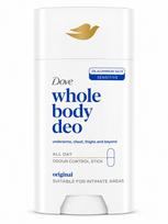 Dove Whole Body Deo Deodorant Stick For Women, Original 75 75 ml