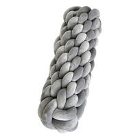 Couch Pillow Knot Super Soft Elastic Shell Shaped Washable Home Sofa Fluffy PP Cotton Filled Decorative Cushion Office Living Room Throw šviesiai pilka spalva