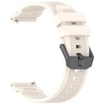 Silikoninis dirželis Garmin Venu X1 išmaniajam laikrodžiui Pakeičiama sportinė apyrankė Originalūs laikrodžio dirželiai Garmin VenuX1 priedams Strap smėlis