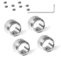 Heater Valve Adapters Kit M30x1.5 Stainles Steel Heating Radiator Thermostat Adapter For Ra For Rav Ravl Valve Connectors white