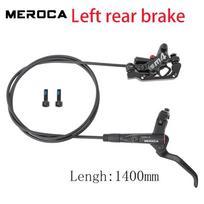 MEROCA MTB 4 stūmoklių stabdžių kaladėlių rinkinys Hidraulinis alyvos diskinis stabdys Suderinamas su 160 mm dviračiu Priekinis dešinysis Galinis kairysis 800/1400 mm Hydraulic Disc Brake (Hydraulic Brake Pad) gray