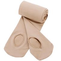 Women Girls Solid Color Transition Ballet Tights Ultra-Soft Comfortable Opaque Convertible Dance Tights Pantyhose Stocki beige