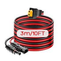 6m 3m 12AWG Saulės skydelio į XT60 adapterio laidas ALLPOWERS R600 R1500 R2500 Ecoflow River/Delta Anker Bluetti Saulės generatoriams.