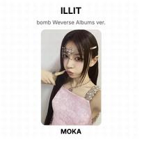 ILLIT bomba Weverse Albumai vers.. Oficiali nuotraukų kortelė MOKA