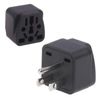 Universal Usa Travel Charger Japan Adapter Converter German Russia Au Uk Kr Eu To Us Ac Power Socket America Plug as the picture black