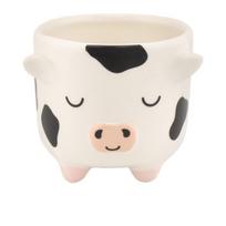 Iš keramikos gėlių vazono dangtelis ø 7,5 cm Cow – Sass & Belle