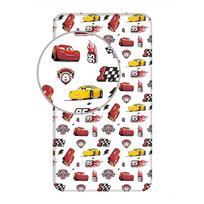 Iš medvilnės vaikų patalynė su guma 90x200 cm Cars "McQueen" – Jerry Fabrics