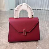 Valais Valextra Iside Mini Pečių ir Messenger krepšys - Palmių rašto karvės oda  (Įkvėpta Liu Yifei)“ Large 26*12*18cm brown
