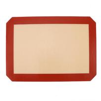 Neapsipurškiantis kepimo kilimėlis Atsparus karščiui Virtuvės orkaitės Plaunamas silikoninis kilimėlis 42 * 29,5cm beige