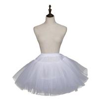Tulle Underskirt Girls Crinoline Petticoat Ballet Tutu Skirt Underskirt Hoopless 1 balta