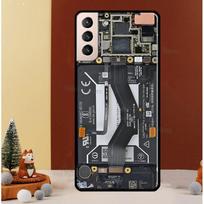Pagrindinės plokštės dėklas, skirtas Samsung Galaxy S10 S9 Note 10 Plus Note 20 S10e S20 FE S22 S21 Ultra telefono dangtelis Galaxy S10 Lite black