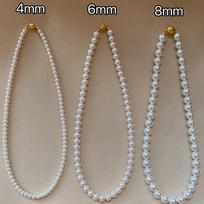 Aurora Pearl Choker Necklace with Magnetic Clasp – Light Luxury Women's Accessory for 2025 gray