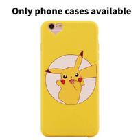 Pokmon Pikachu Silicone Phone Case For Iphone With Full Coverage And Soft Matte Finish For Kids Round-6 yellow