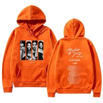 Olivia Dean The Art of Loving GYVAI 2026 Naujos turo datos Hoodies Y2K Estetinis spaudinys Puloveriai Moterys Vyrai Mada Laisvalaikio džemperis S oranžinė