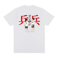 Ping Pong Tshirt The Animation Japanese Anime Taiyo Matsumoto Tekkon Kinkreet Cotton Unisex T Shirt New TEE TSHIRT Unisexs Tops M red