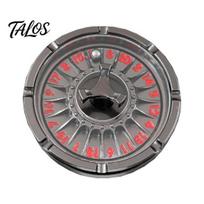 D20 Metal Dice Roulette Fidget Spinner Heavy Duty Zinc Alloy Vintage Dragon Game Rotatable Fingertip Gyro RPG Role Playing Props juoda