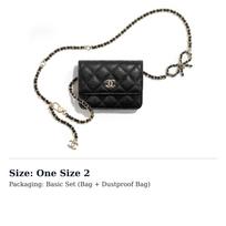 CHANEL Grain Calfskin Fanny Pack Women's Black AP3352-B10706-94305 One Size 1 black