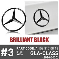 ABS Originalios Automobilio Galinės Bagažinės Ženkliuko Lipdukas Mercedes Emblemos Dangtelis Mercedes Benz AMG GLA klasės X156 W156 2016-2020 A2228170016 juoda