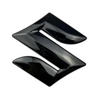 Metalinis 3D automobilio logotipo lipdukas Suzuki Swift Sport Jimny Grand Vitara Alto SX4 Alivio Samurai Bandit Šoninis emblemos dekoras juoda