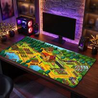 Big Mouse PadStardew Valley Extended Soft Desk Mat Gaming Office Computer Table Decor Mat 40cmx90cm