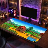 Big Mouse PadStardew Valley Extended Soft Desk Mat Gaming Office Computer Table Decor Mat 40cmx90cm