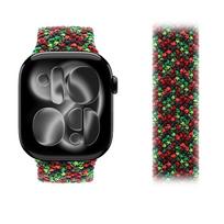 Braided solo loop Strap For apple Watch Band 44mm 40mm 45mm 46mm 49mm 41mm correa Bracelet iWatch series 11 10 SE 8 9 Ultra 2 3 S10-46 42 44 45 49mm&L gray