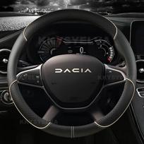 Mikropluošto odos automobilio vairo apdangalas Dacia Logan Sandero Duster Lodgy Jogger Dokker Spring 2017-2024 Automobilio priedai