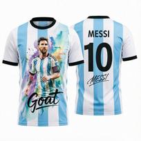 2026 Messi Argentina Team Football Jersey Match & Training Kit Summer Sports  T-Shirt Children's Clothing Tee Y2k 5XL