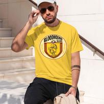 Bloodhound Gang 2026 New Model Unisexs Shortsleeve Crewneck Tshirt Classic Casual Multiple Colors And Sizes For Daily Wear Alld 3XL yellow
