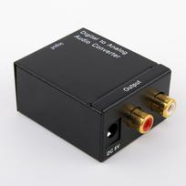 Digital to Analog Audio Converter DAC 192kHz Lossless Optical to RCA Adapter for TV  Home Theater Sound System A1