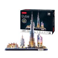 3D Puzzle Led City Line Dubai Cubic Fun 183 Elements Gift