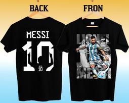 2026 Messi The King of Football Head Print Fashion Short Sleeve T-shirt Men's Clothing and Women's Clothing Summer New T Shirt 3XL white