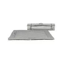 Guoliai katėms ir šunims | Trixie Samoa Classic kelioninis gultas-antklodė šunims, 120 × 80 cm, šviesiai mėlyna/pilka