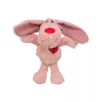 Žaislas šunims | Trixie Valentino dienos pliušinis šuo, 28 cm, rausvas