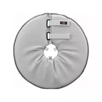Apsauginė apykaklė | Trixie apsauginė apykaklė, poliesteris/putplastis, S: 30–34 cm/19,5 cm, pilka