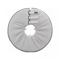 Apsauginė apykaklė | Trixie apsauginė apykaklė, poliesteris / putplastis, L, 46–49 cm / 24 cm, pilka