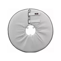 Apsauginė apykaklė | Trixie apsauginė apykaklė šunims ir katėms, poliesteris/putplastis, M, 38–42 cm / 21,5 cm, pilka