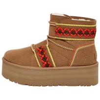 UGG  Classic Mini II Platform Braid - Chestnut Women Sneakers Brown 1138492-CHE 38 brown