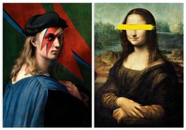 Dviejų plakatų rinkinys mona lisa 50x70 cm