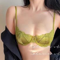 Aukščiausios kokybės prancūziškas pusiau atviras liemenėlės su lankeliais komplektas: Seksualus moteriškas pakėlimas ir palaikymas XL (38/85ABC) beige